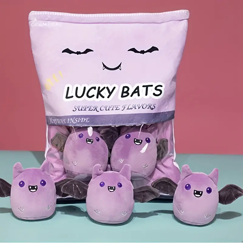 Bat Plushies Stuffed Bag