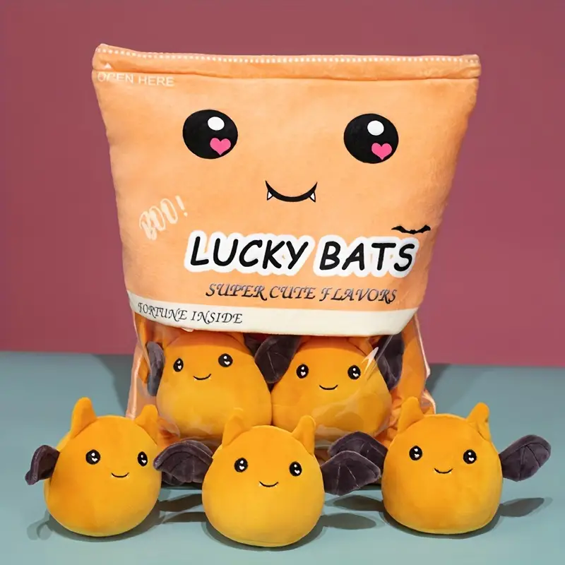 Bat Plushies Stuffed Bag