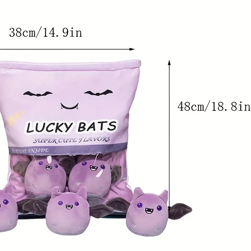 Bat Plushies Stuffed Bag