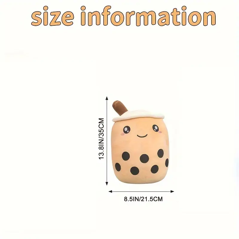 Cute Boba Milk Tea Plush