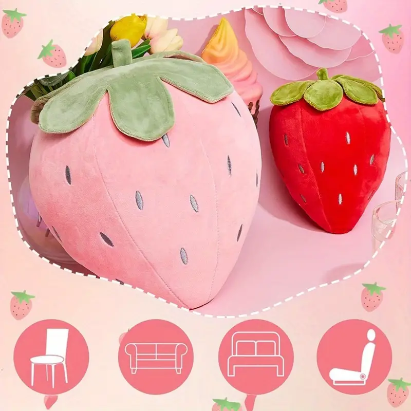 Cute Strawberry Plush