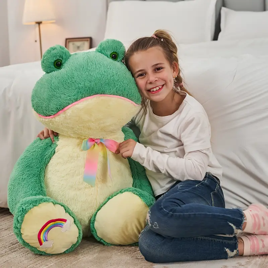 Cuddly Giant Frog Plush