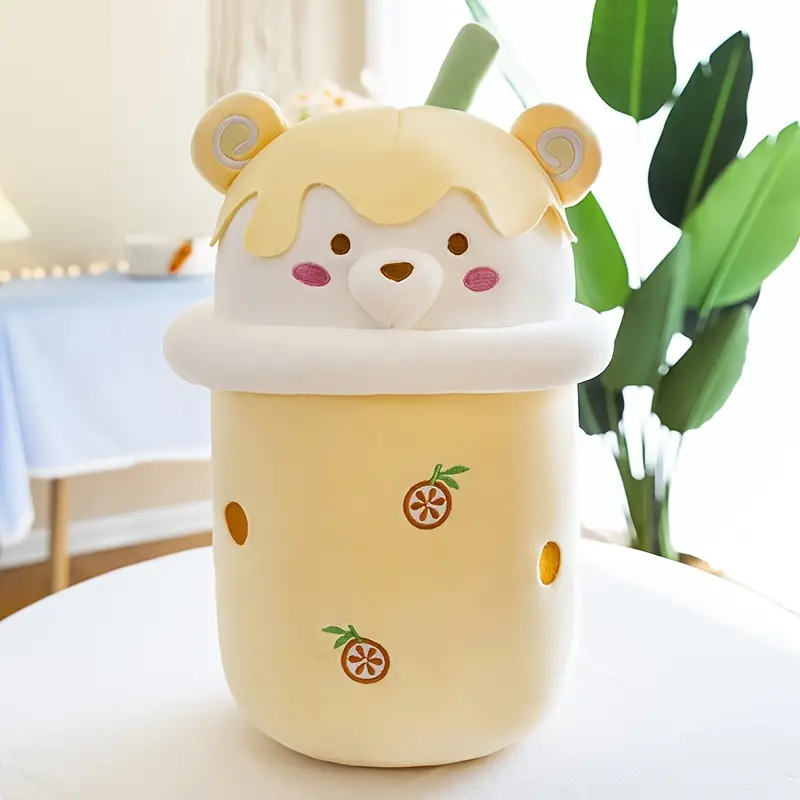 Cute Milk Bubble Tea Plush