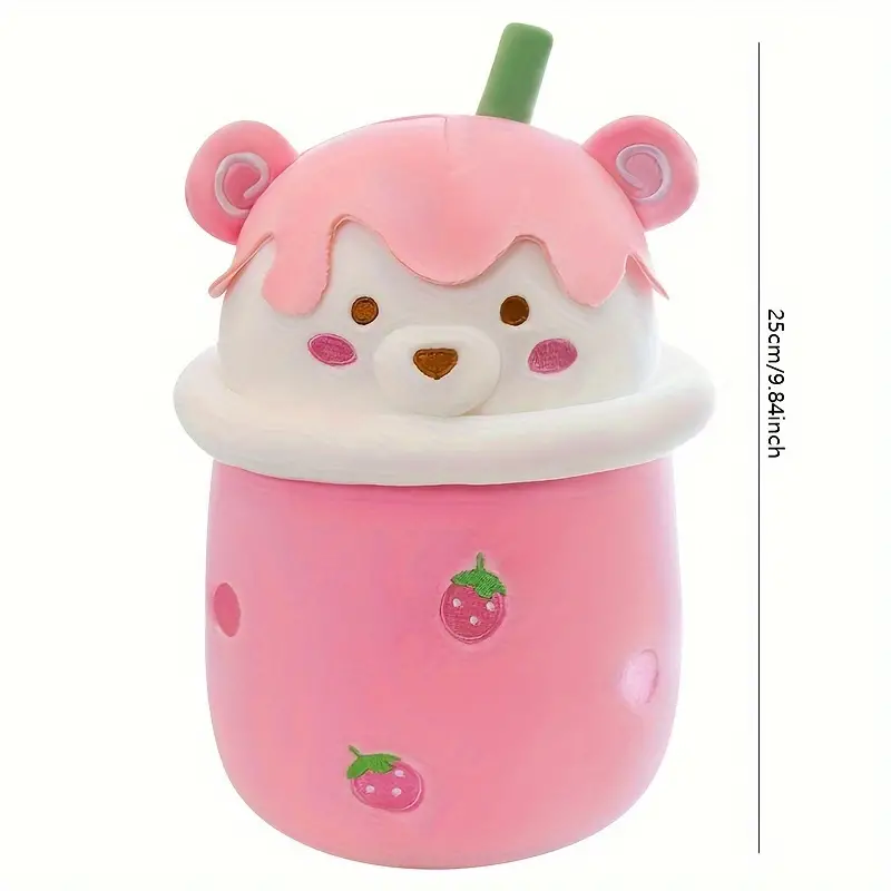 Cute Milk Bubble Tea Plush