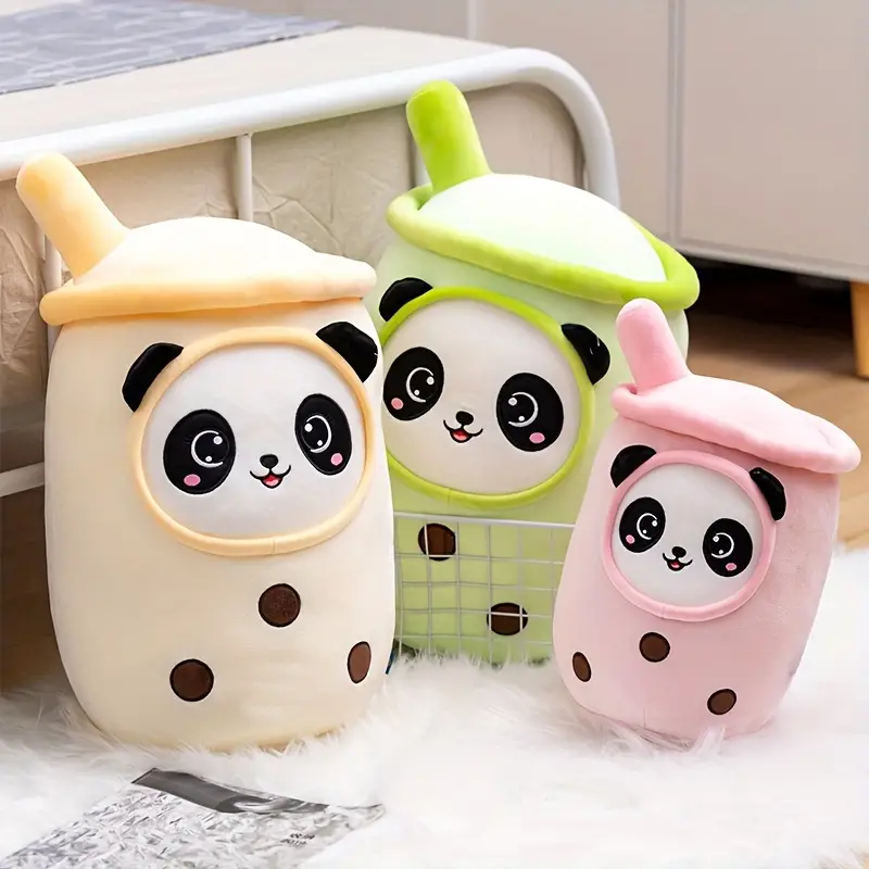 Cute Panda Bubble Tea Plush