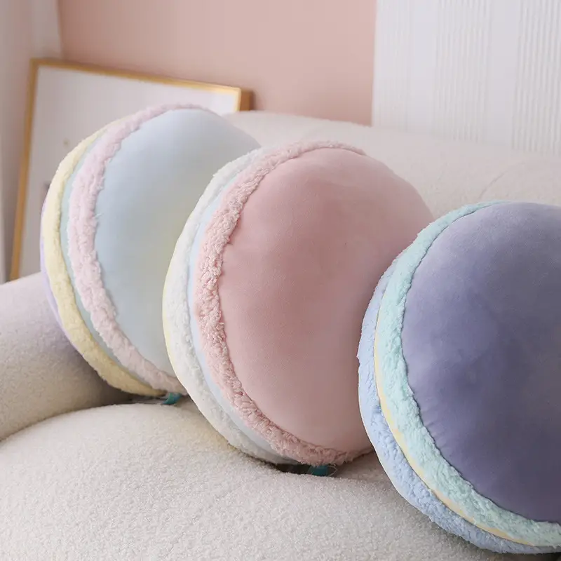 Fluffy Pastel Macaron Plush