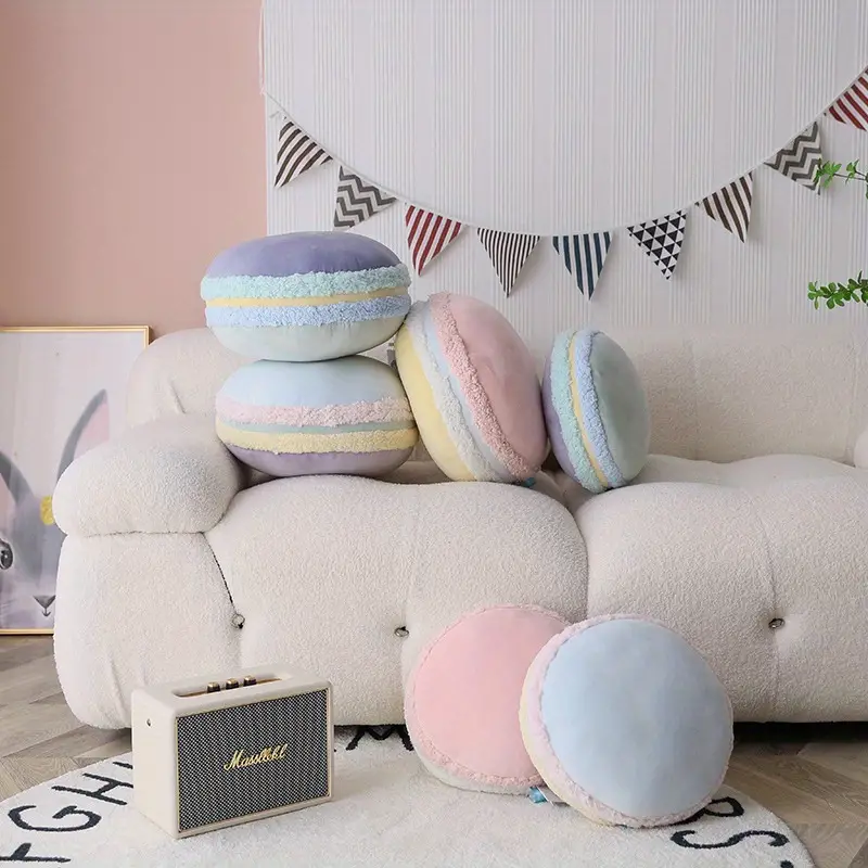 Fluffy Pastel Macaron Plush