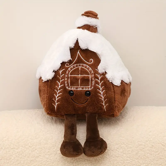 Adorable Gingerbread House Plush