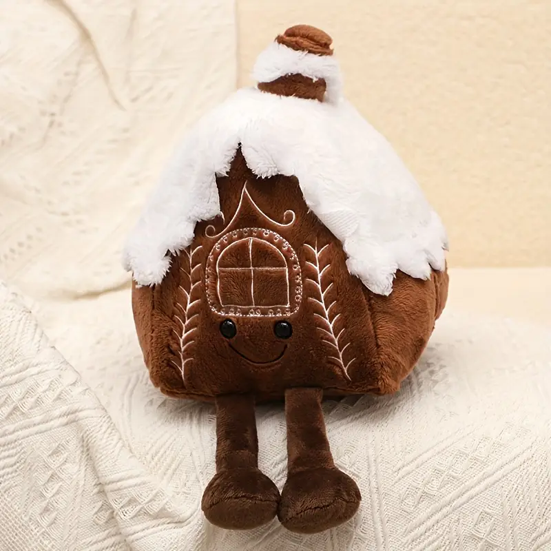 Adorable Gingerbread House Plush