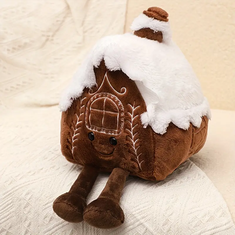 Adorable Gingerbread House Plush