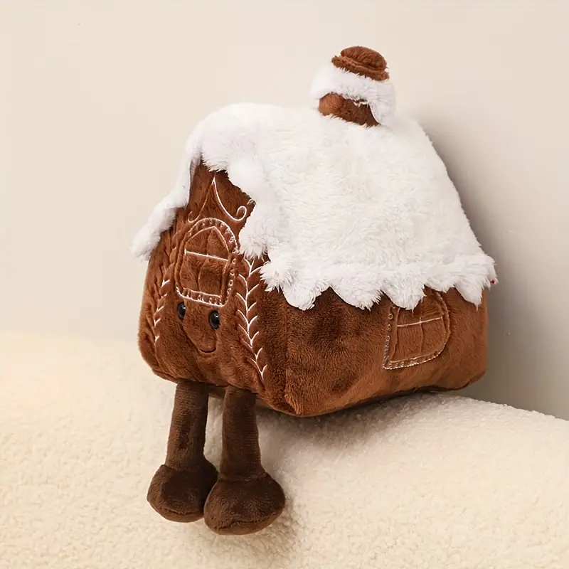 Adorable Gingerbread House Plush