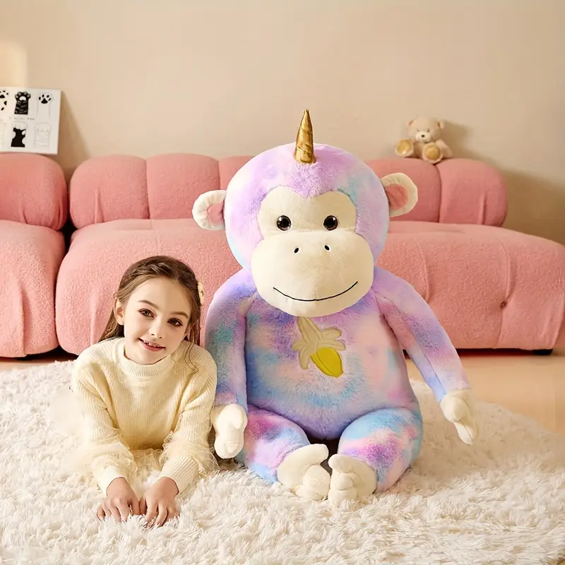 Cuddly Monkey Unicorn Plush