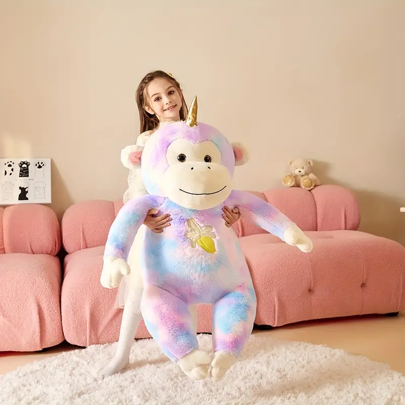 Cuddly Monkey Unicorn Plush