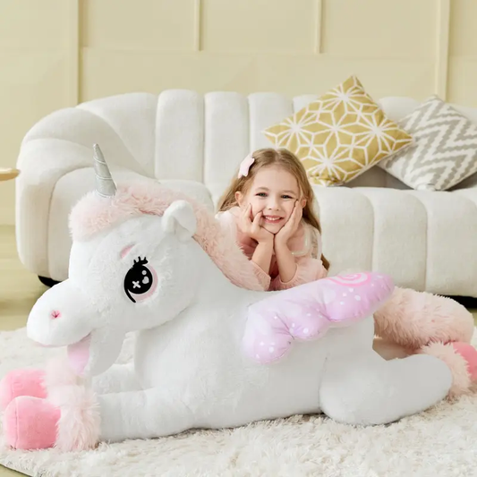 Winged Fluffy Unicorn Plush