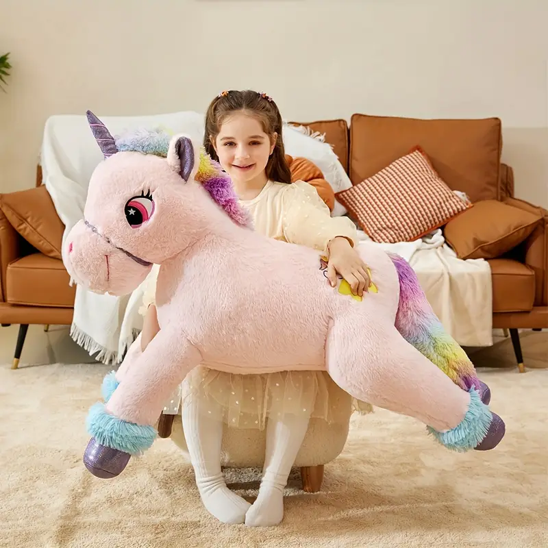 Giant Pink Unicorn Plush