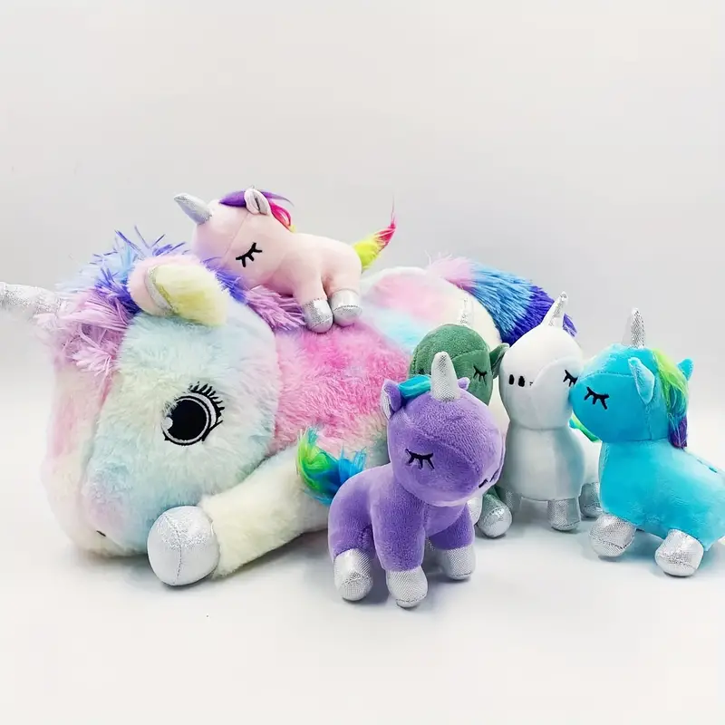 Cute Multicolor Stuffed Unicorn