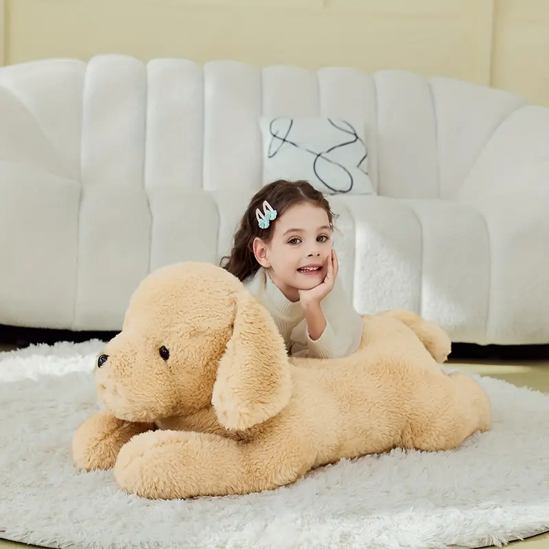 Fluffy Labrador Dog Plush