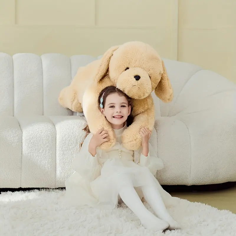 Fluffy Labrador Dog Plush