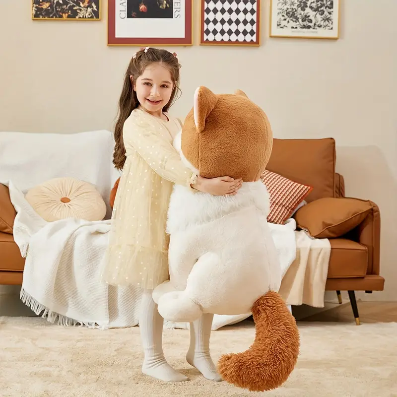 Jumbo Brown Cat Plush