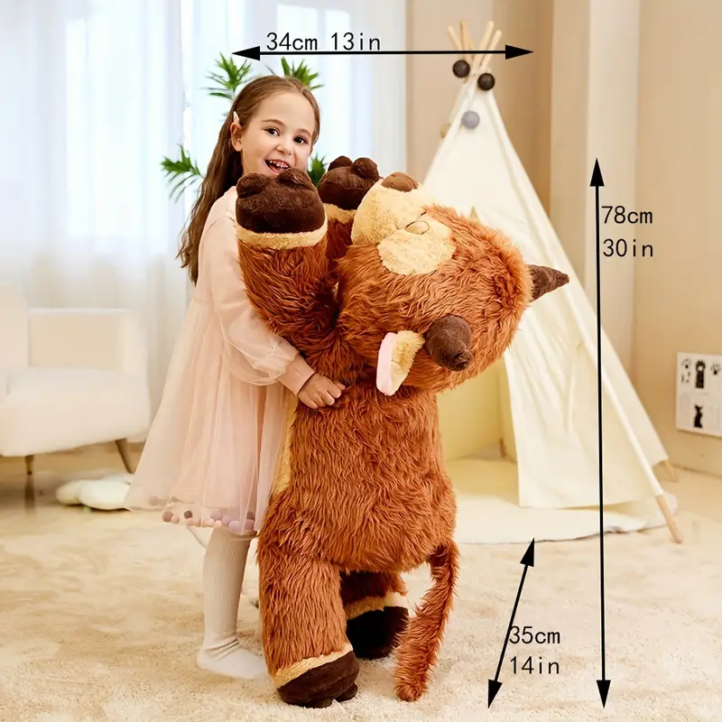 Large Highland Cow Plush