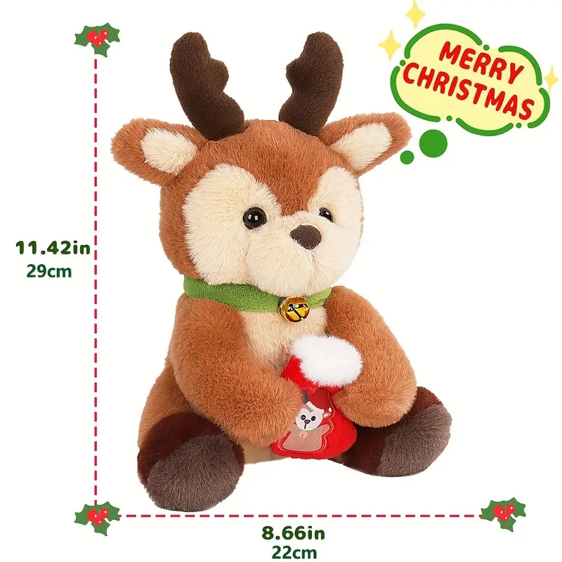 Cute Christmas Reindeer Plush