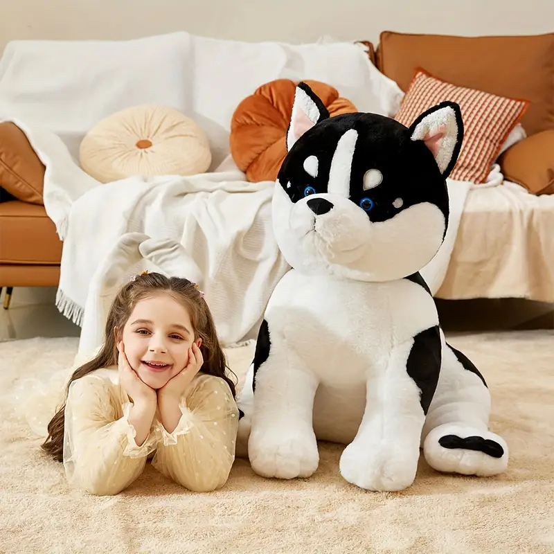 Giant Husky Dog Plush