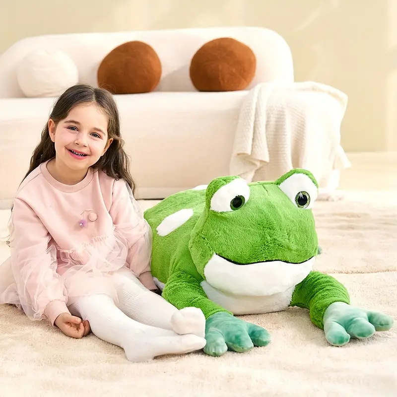 Cute Jumbo Frog Plush