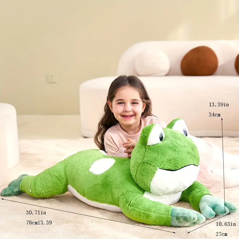 Cute Jumbo Frog Plush