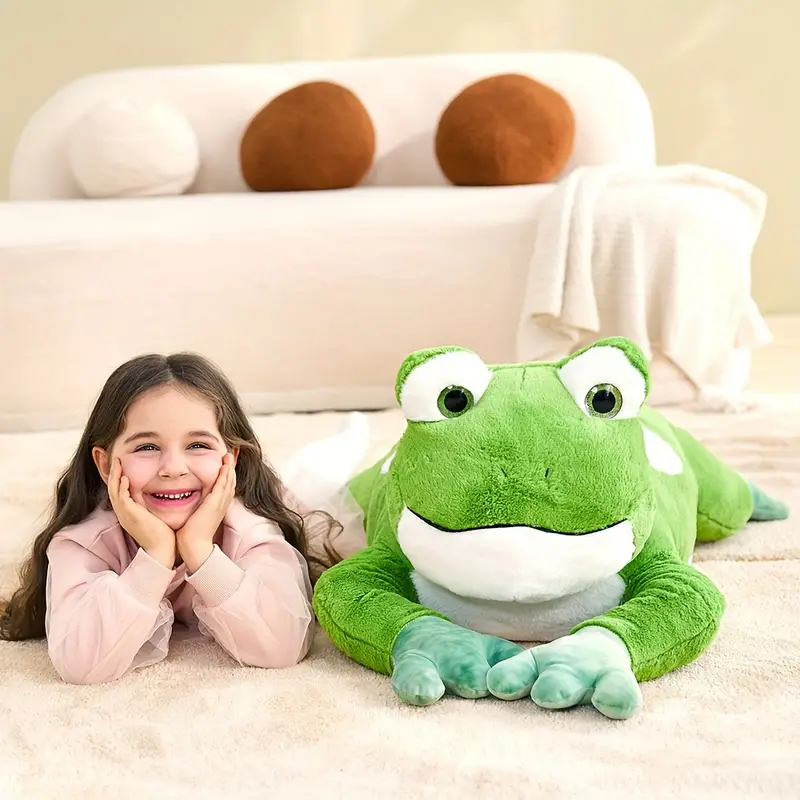 Cute Jumbo Frog Plush