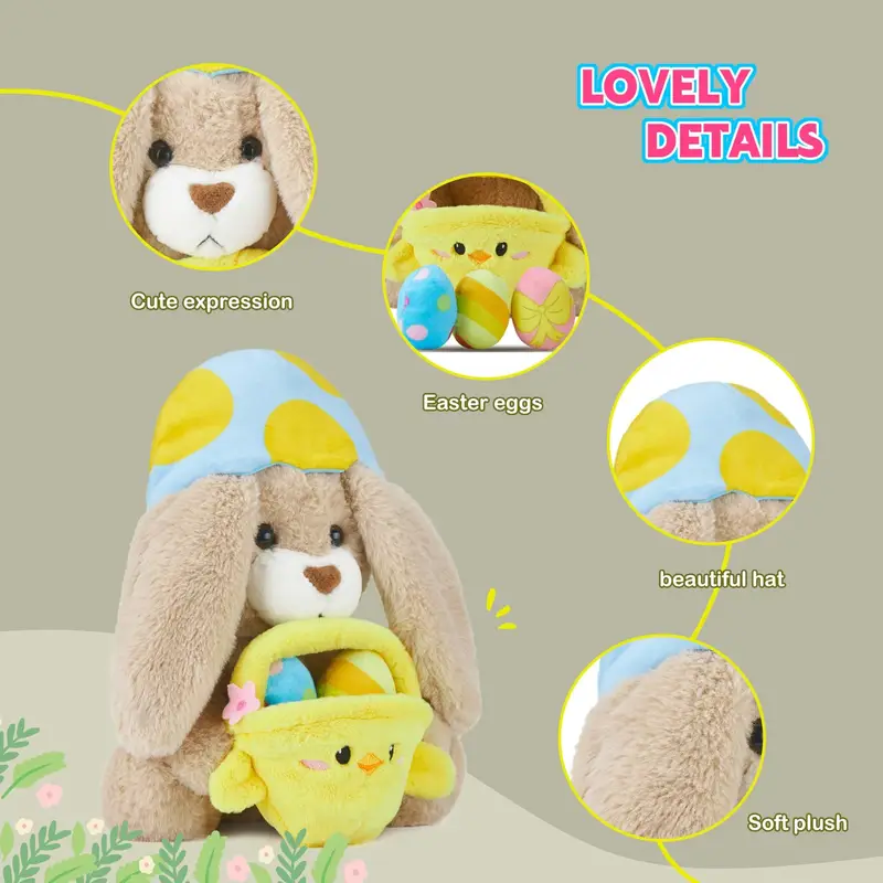 Easter Egg Stuffed Bunny