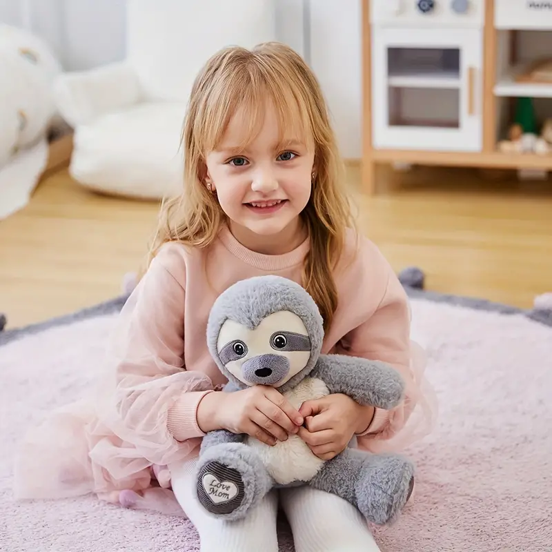 Fuzzy Sloth Plush