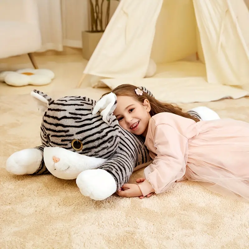 Giant Striped Cat Plush