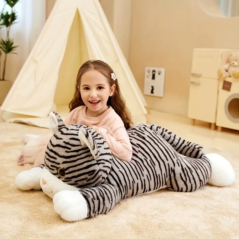 Giant Striped Cat Plush