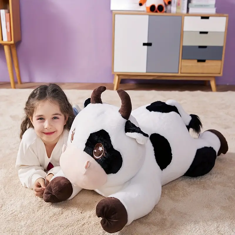 Cuddly Giant Cow Plush