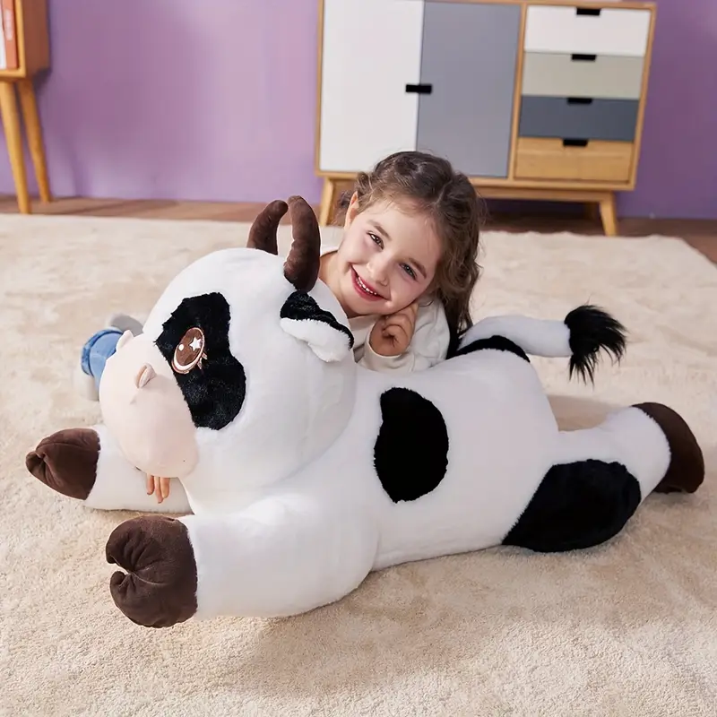 Cuddly Giant Cow Plush
