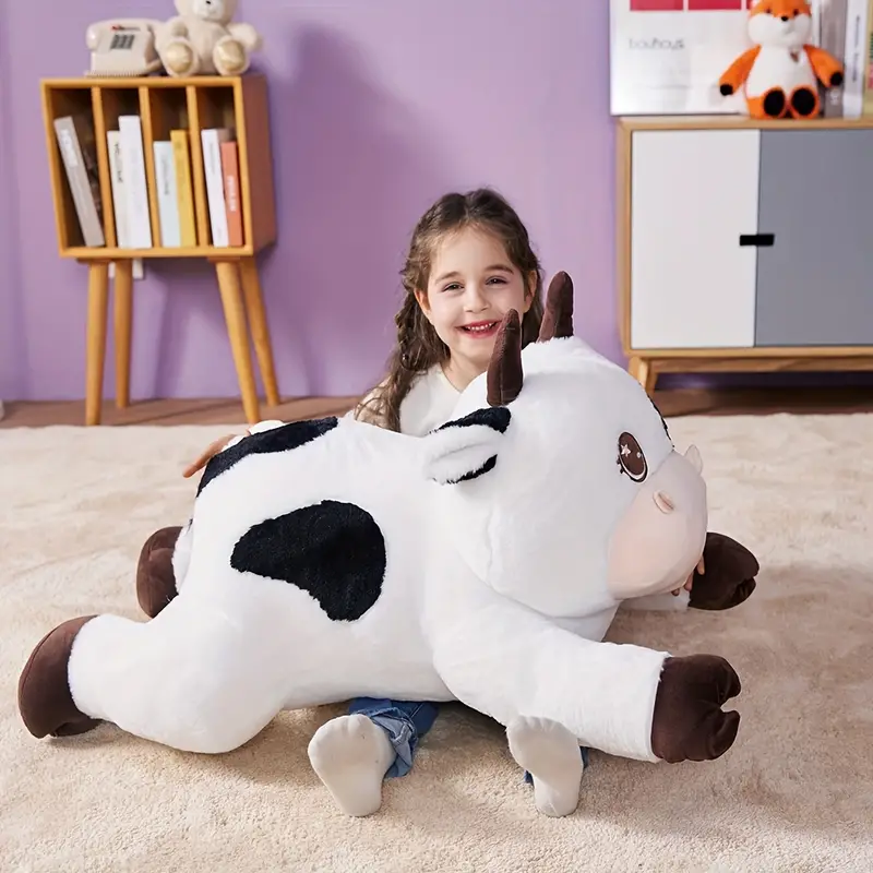 Cuddly Giant Cow Plush