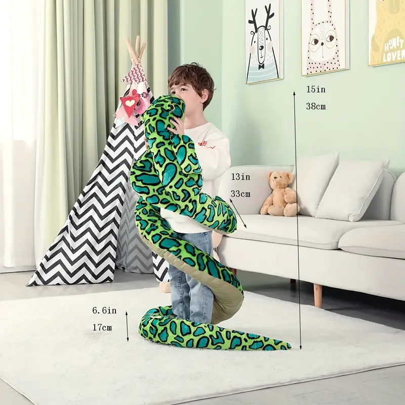 Giant Cuddly Snake Plush