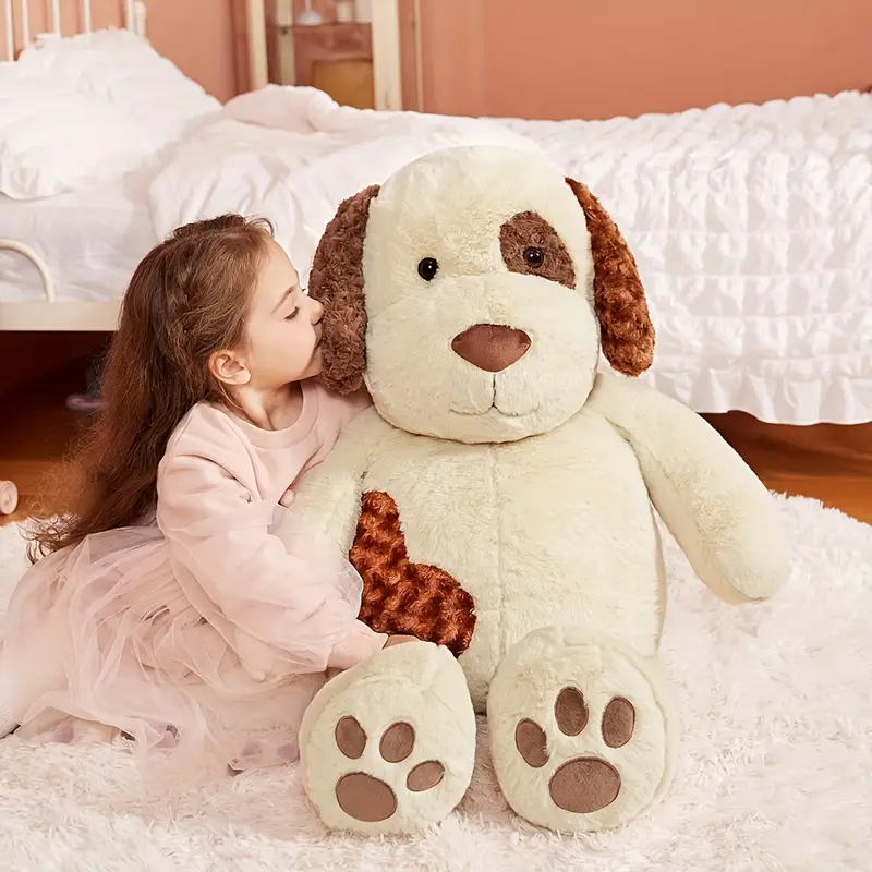 Large Hearted Dog Plush