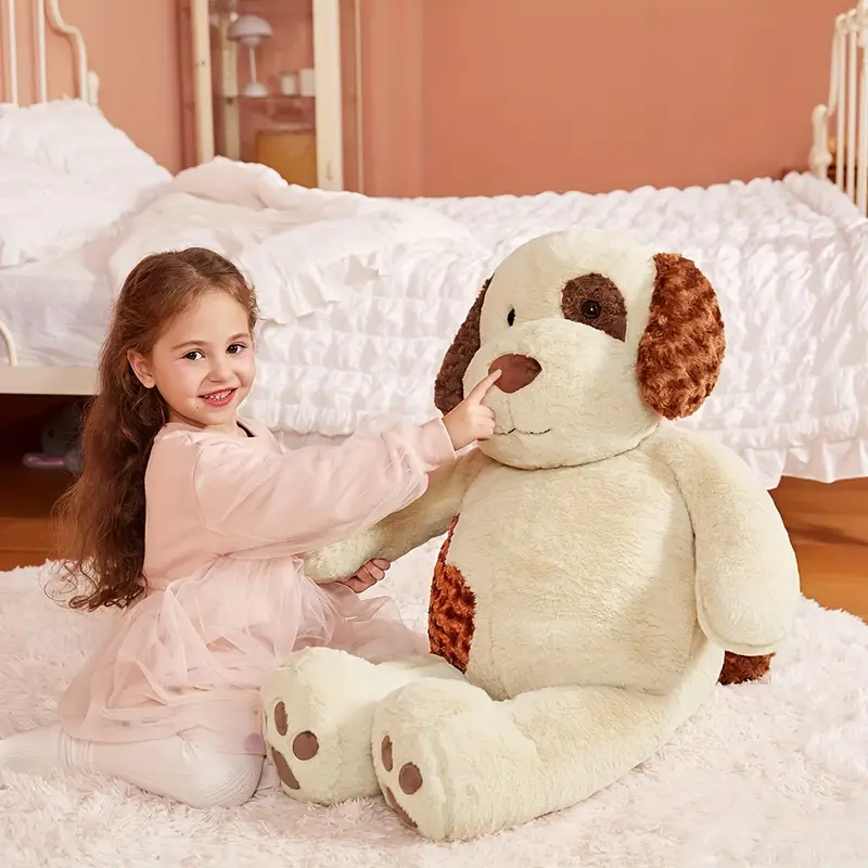 Large Hearted Dog Plush