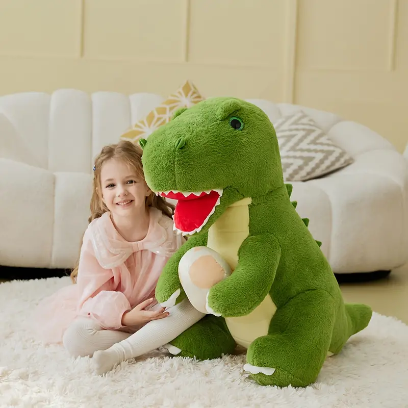 Angry Fluffy Dino Plush