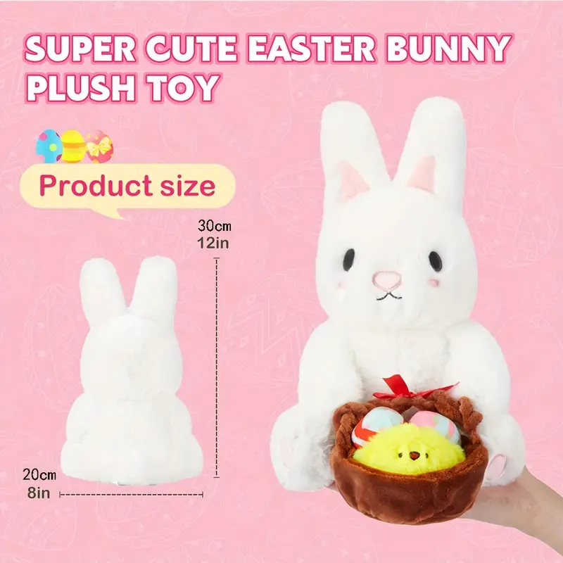 Easter Egg Stuffed Bunny Plush