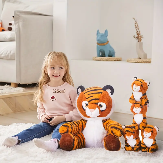 Fuzzy Stuffed Tiger Plush