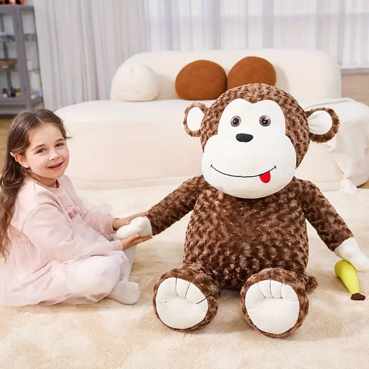 Monkey Holding Banana Plush