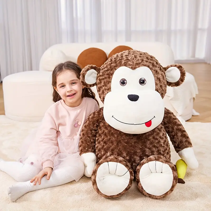 Monkey Holding Banana Plush