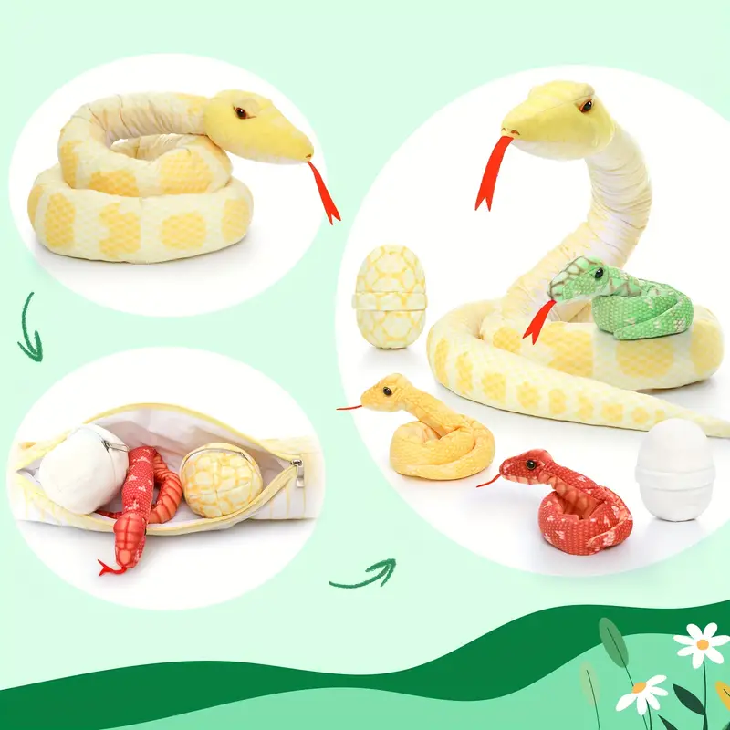 Egg Hatching Snake Plush