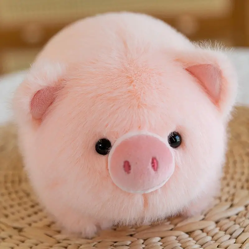 Adorable Pig in Apple Plush