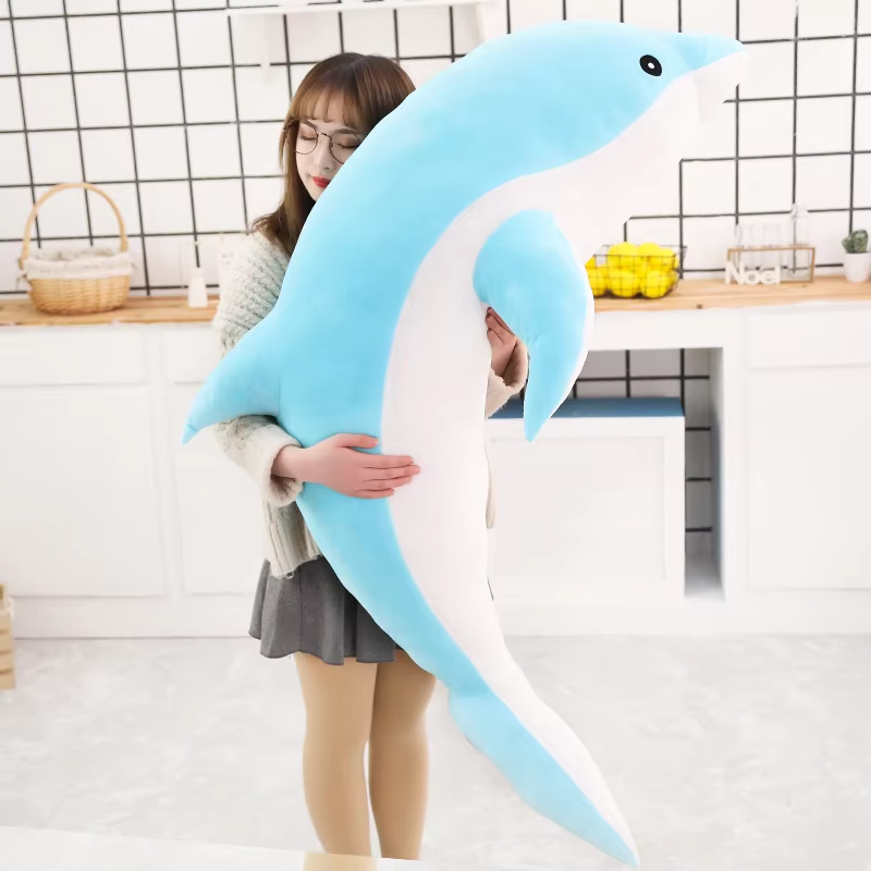 Large Cuddly Dolphin Plush