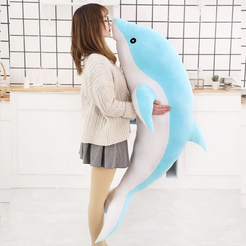 Large Cuddly Dolphin Plush