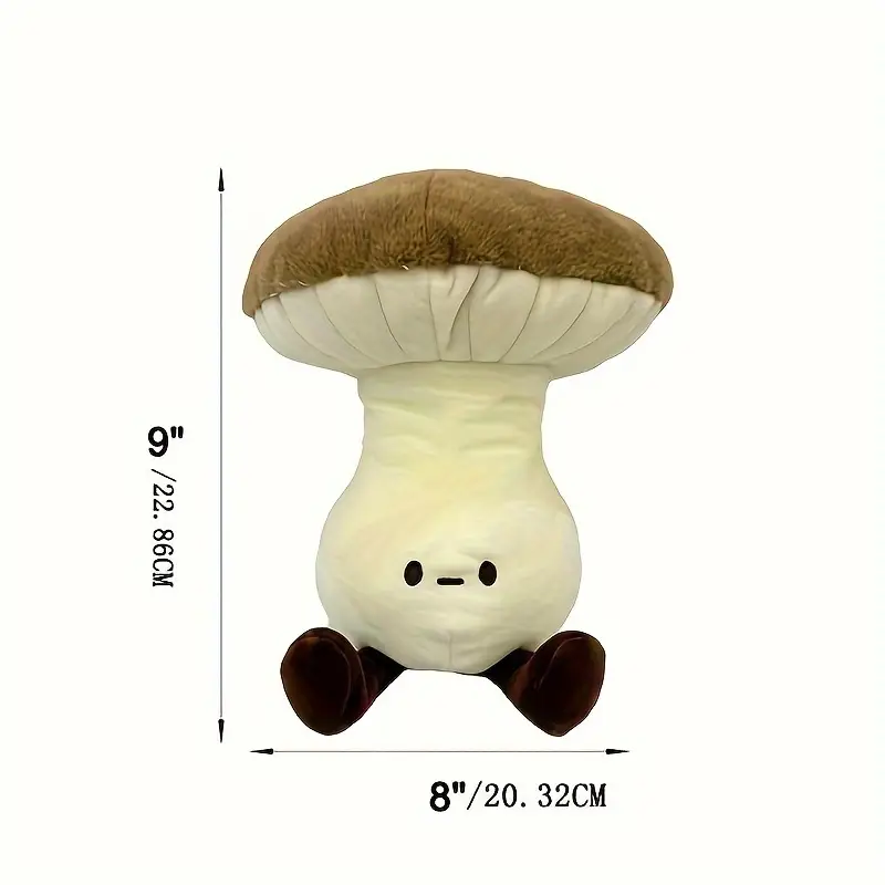 Cute Onion & Mushroom Plush Set
