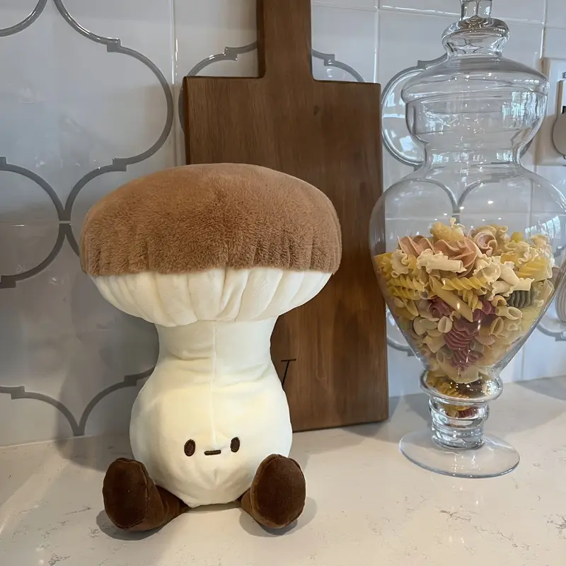 Cute Onion & Mushroom Plush Set